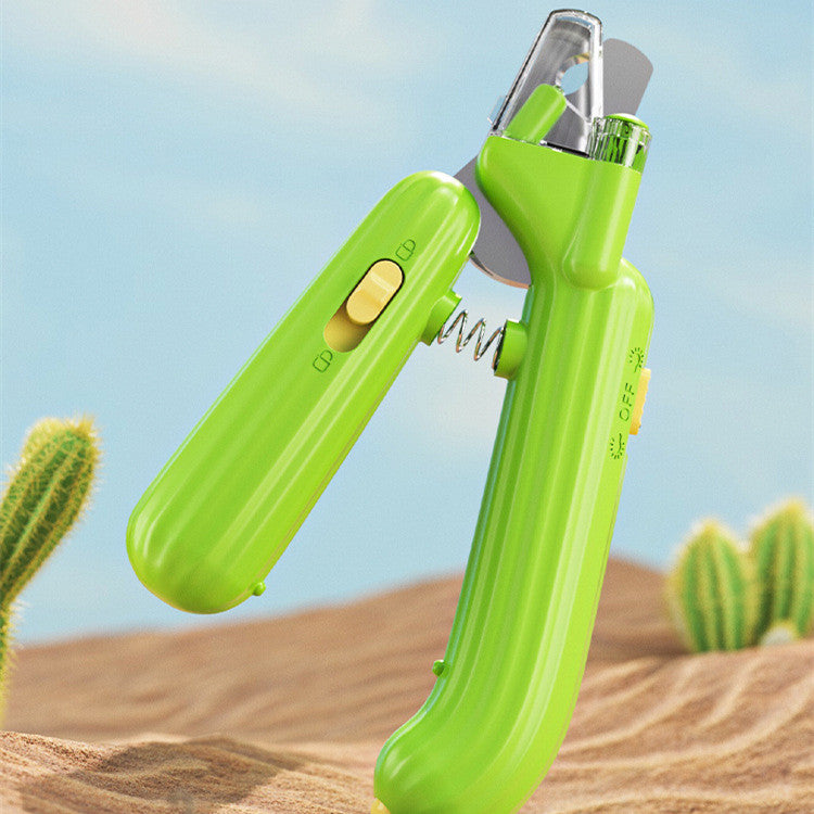 cactus shaped multifunctional pet nail clipper UK Happy Furry
