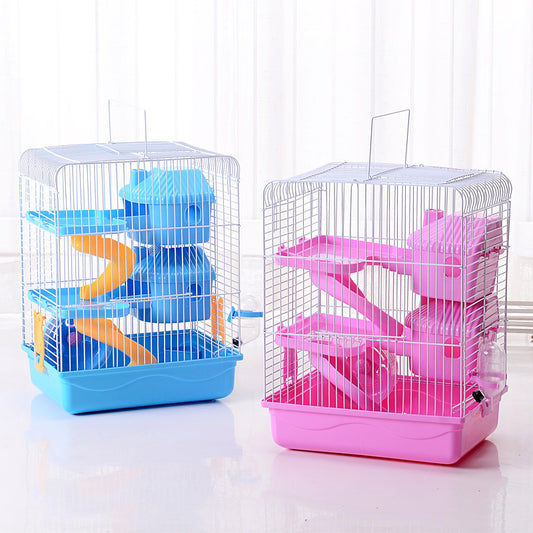 three storey hamster cage luxury villa habitat UK Happy Furry