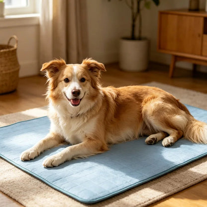 Ice Cool Upgrade Dog Cooling Mat Summer Pet Cold Bed Extra Large For Small Big Dogs Pad Breathable Pet Cold Bed