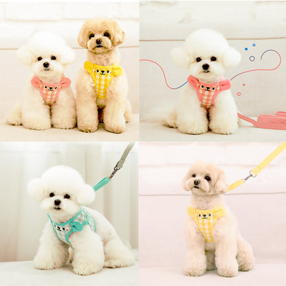 vest style dog leash walking chain harness UK Happy Furry