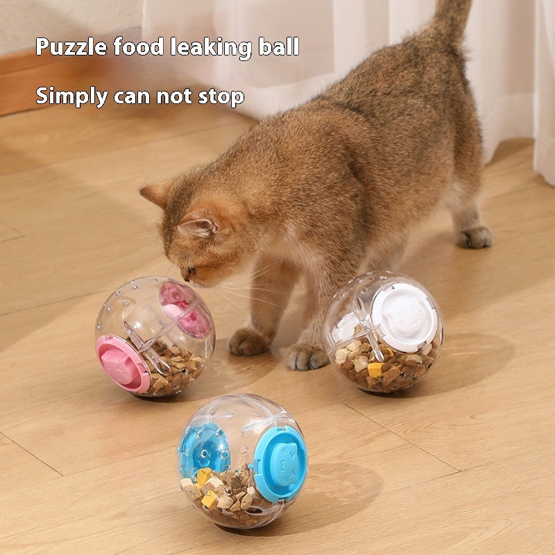 pet tumbler food leakage toy cat dog self hi UK Happy Furry
