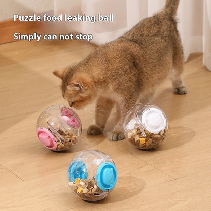 pet tumbler food leakage toy cat dog self hi UK Happy Furry
