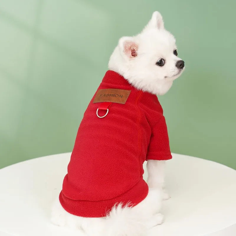 (SET OF 4 )Winter Warm Dog Hoodies Pet Clothes for Small Dogs Fashion Solid Color Puppy Sweatshirt Soft Cat Pullovers  Pet Hoodies Set of 4 – Mix & Match Colours Available | Message Us Before Ordering