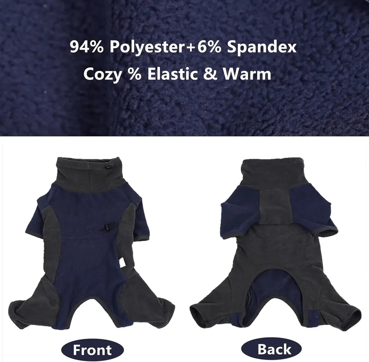 premium fashion fleece dog sweater onesie warm winter coat all sizes UK Happy Furry