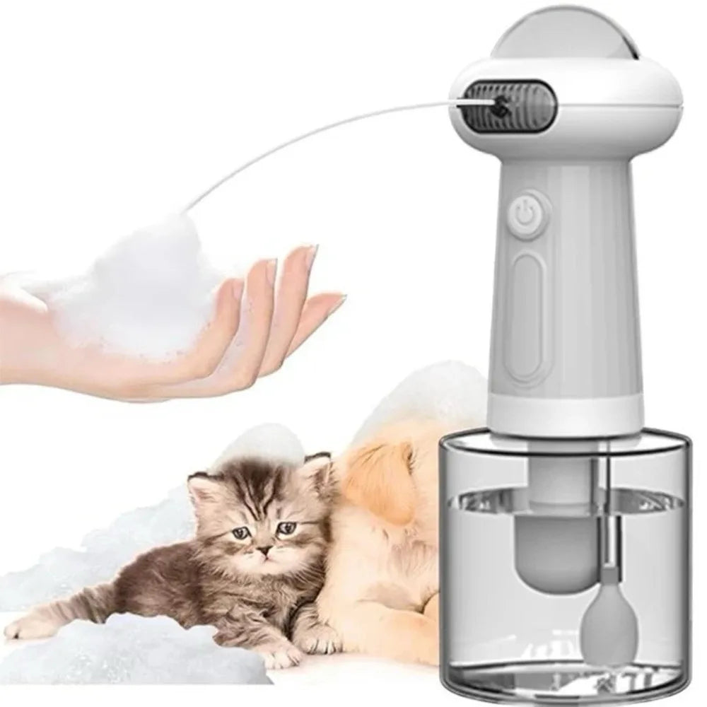 Electric Pet Bathing Machine Shampoo Convenient Dog Cleaning Soap Dispenser Easy To Use Wireless Automatic Foam Sprayer
