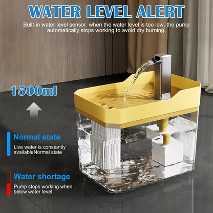 Cat Water Fountain Automatic Water Dispenser USB Live Circulation Filter Pet Drinker Quiet Pet Water Fountain Cat Small Pet