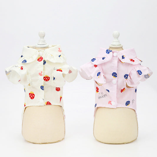 thin puppy pet clothes lightweight breathable dog cat UK Happy Furry