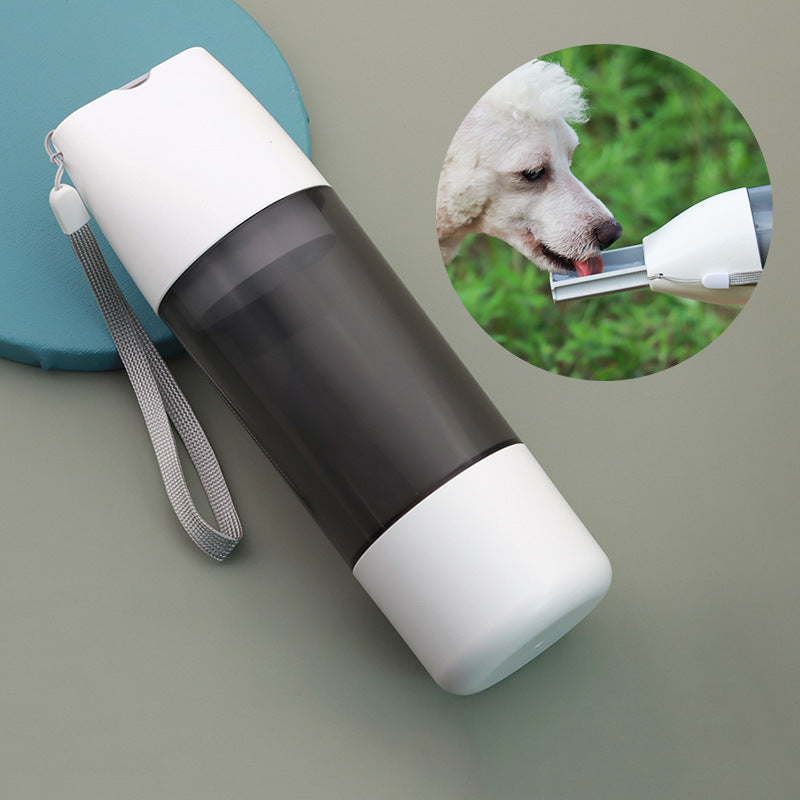 Portable Dog Water Bottle 350ml Water Food Container For Dog – 350ml portable dog water and food container