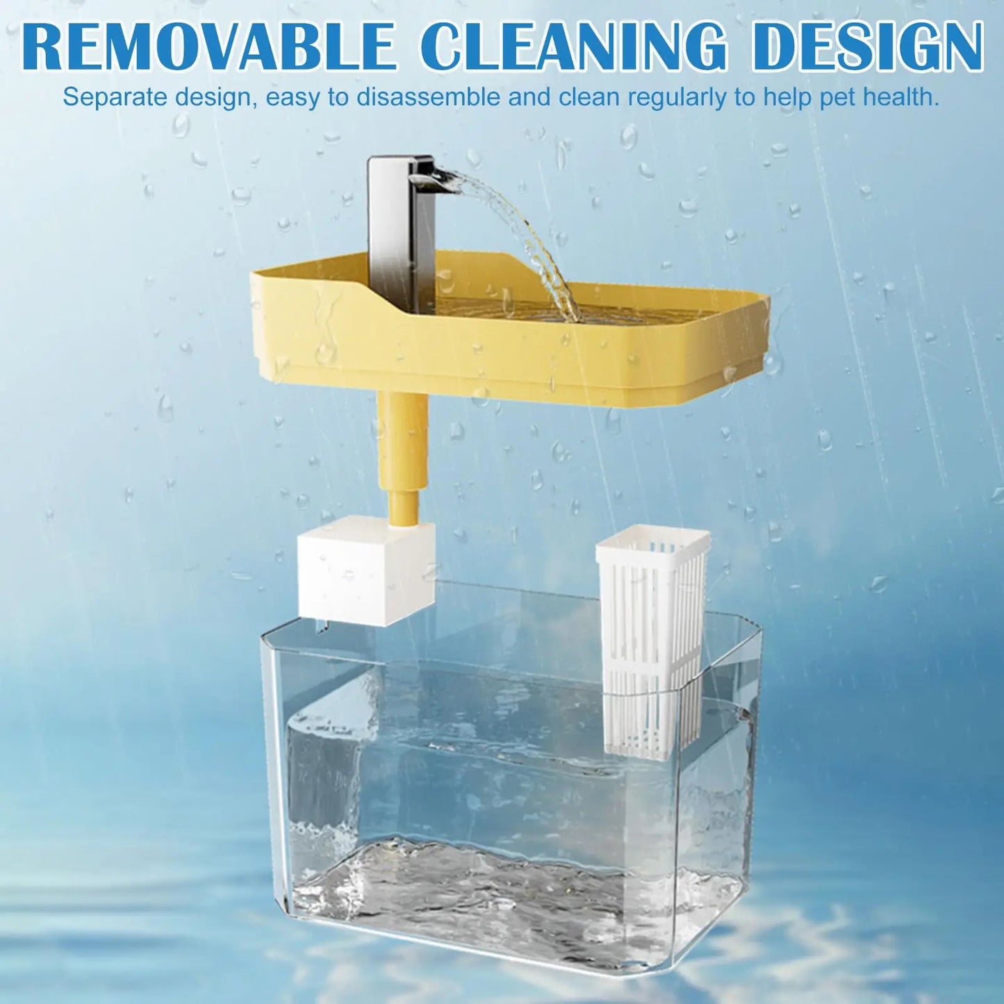 Cat Water Fountain Automatic Water Dispenser USB Live Circulation Filter Pet Drinker Quiet Pet Water Fountain Cat Small Pet
