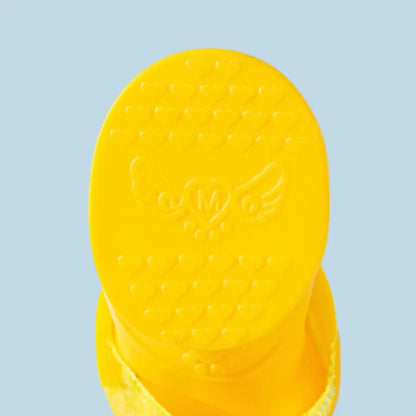 4Pcs Cartoon Cute Pet Silicone Rain Boot Portable Dog Shoes Anti Slip Waterproof Foot Cover Outdoor Pet Paw Protector Pet Shoes   | FREE SHOPPING