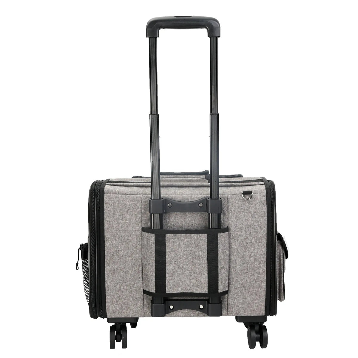 4 wheel pet trolley rolling suitcase dog cat travel stroller carrier UK Happy Furry