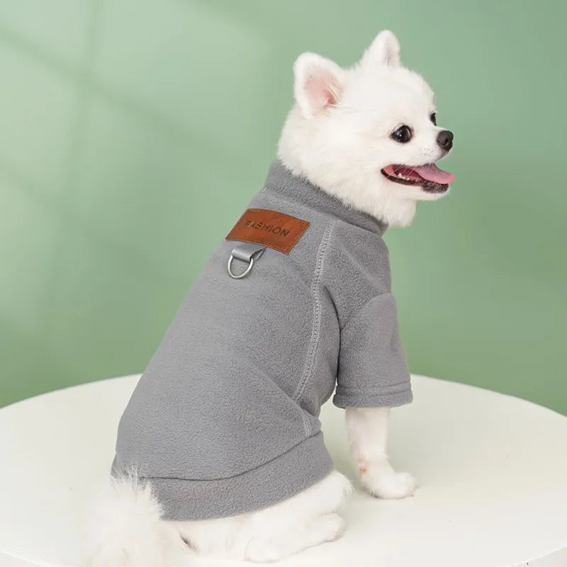 (SET OF 4 )Winter Warm Dog Hoodies Pet Clothes for Small Dogs Fashion Solid Color Puppy Sweatshirt Soft Cat Pullovers  Pet Hoodies Set of 4 – Mix & Match Colours Available | Message Us Before Ordering