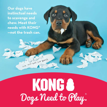 KONG - Extreme Dog Toy - Toughest Natural Rubber, Black - Fun to Chew, Chase and Fetch