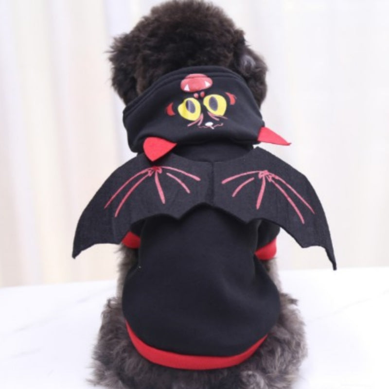 halloween black skull horror makeup pet costume cat dog UK Happy Furry