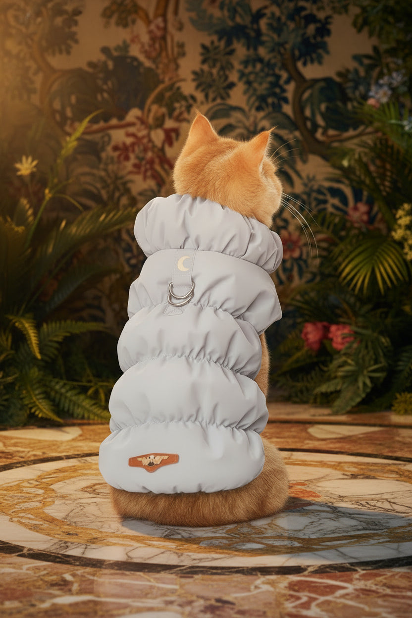 premium warm cotton dog vest buckle fastening pet clothing Happy Furry UK
