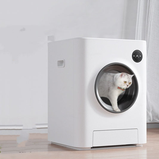 fully automatic intelligent cat litter basin self cleaning UK Happy Furry