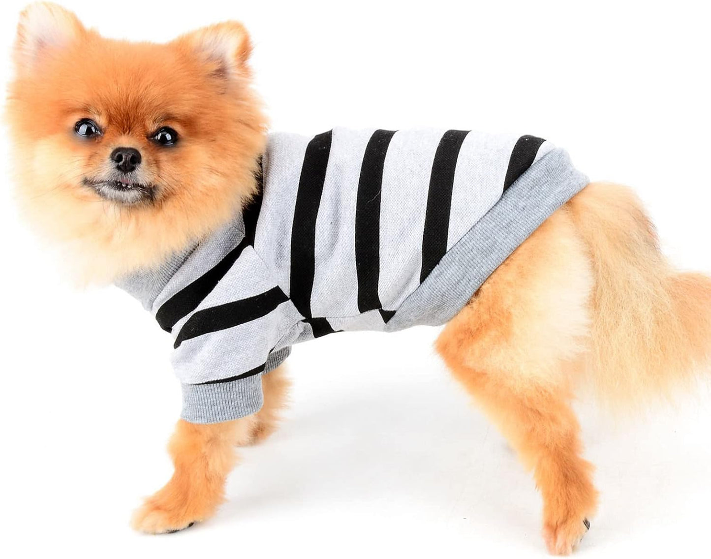 Striped Breathable Tank Top for Small & Medium Dogs