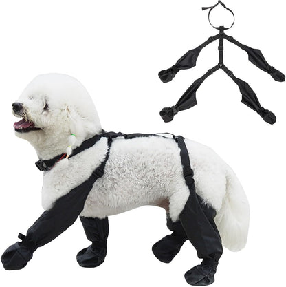 waterproof dog boots paw protector small medium dogs size S UK Happy Furry