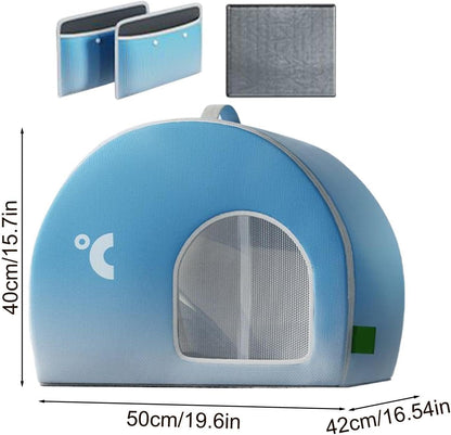 Pet Cooling House For Dogs & Cats –44x38x38cm Large Weatherproof Intelligent Ice Shelter. Long Lasting Coolness Cooling Cat House For Summer. Ideal For Garden Living Room. Also Warm Compatible  | FREE SHIPPING