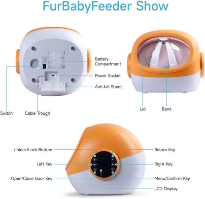 RFID automatic pet feeder