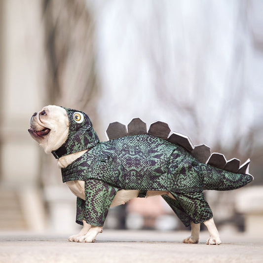 pet dinosaur clothes costume dog cat fun UK Happy Furry