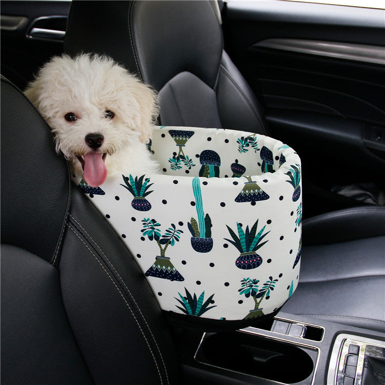 Happy Furry UK Removable Zipper Car Pet Nest Comfortable Travel Bed for Dogs and Cats.