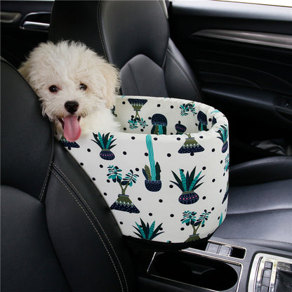 Happy Furry UK Removable Zipper Car Pet Nest Comfortable Travel Bed for Dogs and Cats.