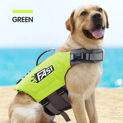 Pet Swimming Life Jacket Safety Vest for Dogs Swim Fashion Adjustable Reflective in Pool or Surfing Drifting Dog Life Vest   | FREE SHIPPING