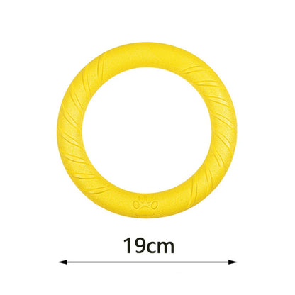 Dog Ring Toys Pet Flying Disk Training Ring Puller Anti-Bite Floating Interactive Supplies Dog Aggressive Chewing Toys 2026