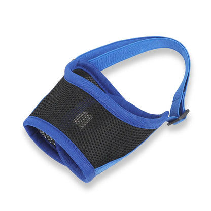 Dog Muzzle Anti Barking Pet Adjustable Anti-Bite Puppy Breathable Soft Dog Mouth Cover Elastic Strap Pet Supplies Basket Muzzle