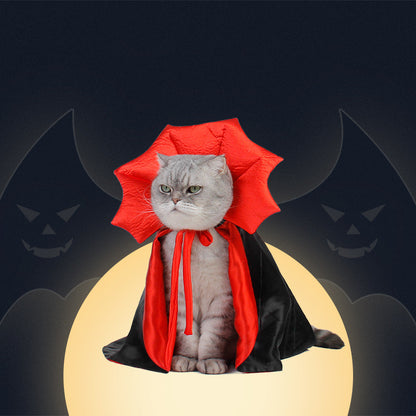 halloween vampire king pet cape costume dog cat UK Happy Furry