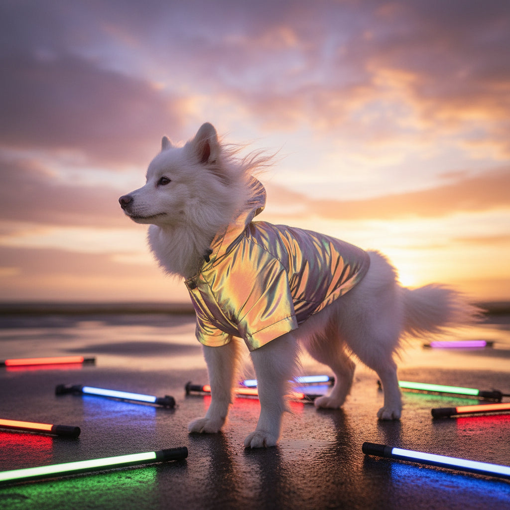premium thickened reflective cotton dog jacket rash coat Happy Furry UK