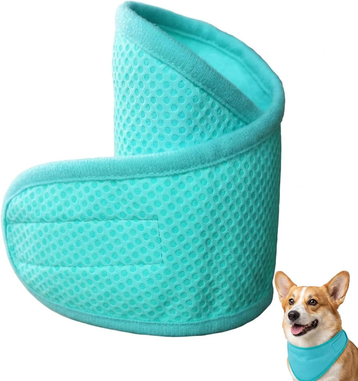 dog cooling vest bandana small medium dogs adjustable summer UK Happy Furry