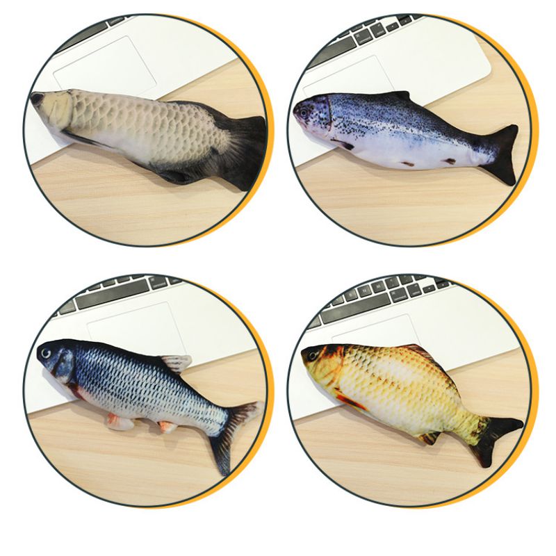 simulation electric funny cat simulation fish toy UK Happy Furry
