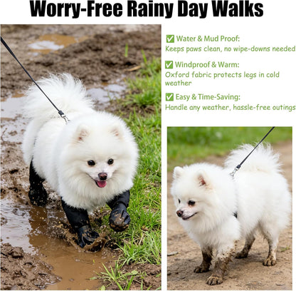 Waterproof Dog Boots,Dog Paw Protector for Small Medium Dogs,Adjustable Boots Pet Shoes for Outdoor Walking Soft Shoes Pets Paws Protector for Injured Paw Stop Licking Outdoor Walking (S)   |FREE SHIPPING