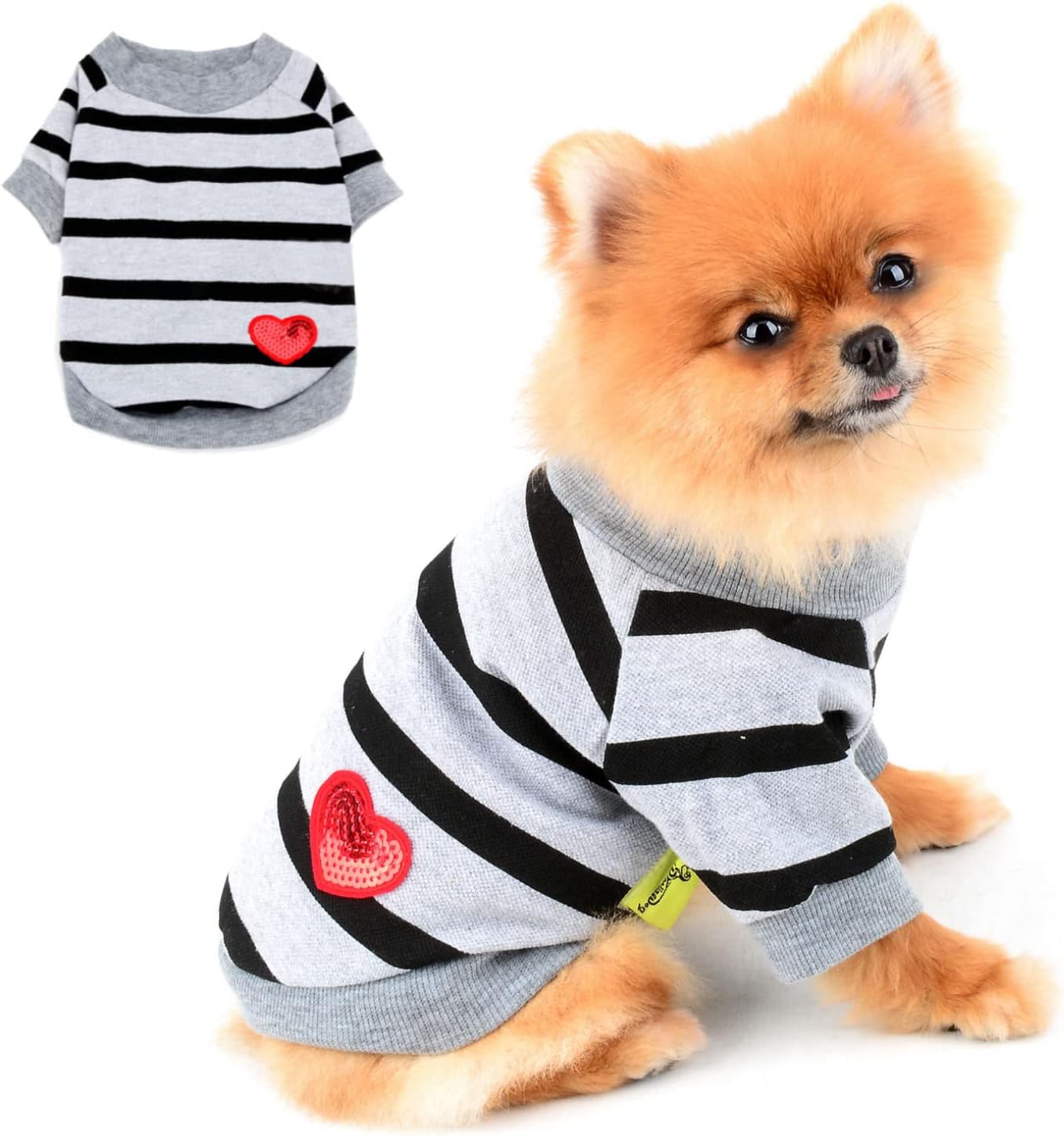 Striped Breathable Tank Top: Striped Breathable Tank Top for Small & Medium Dogs – Pet Clothing | Happy Furry UK