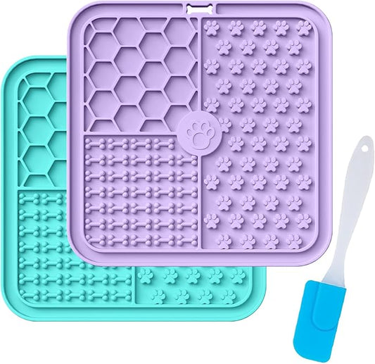 licky mats dogs cats suction cups anxiety relief bathing grooming training UK Happy Furry