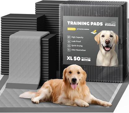 Extra Large Puppy Pads 86 x 70 cm, Pack of 50, Pee Pads for Dogs Potty Training with Leak-Proof Quick-Dry Design, 6-Layer Puppy Training Pads
