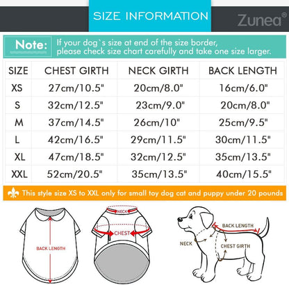 Striped Sleeveless Tank Top for Small Dogs