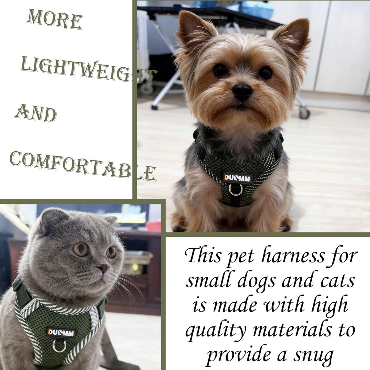 Cat Harness and Lead Set, Secure Walking Solution for Feline Companions, Comfortable Fit with Adjustable Straps, Suitable for Indoor and Outdoor Use.   | FREE SHIPPING