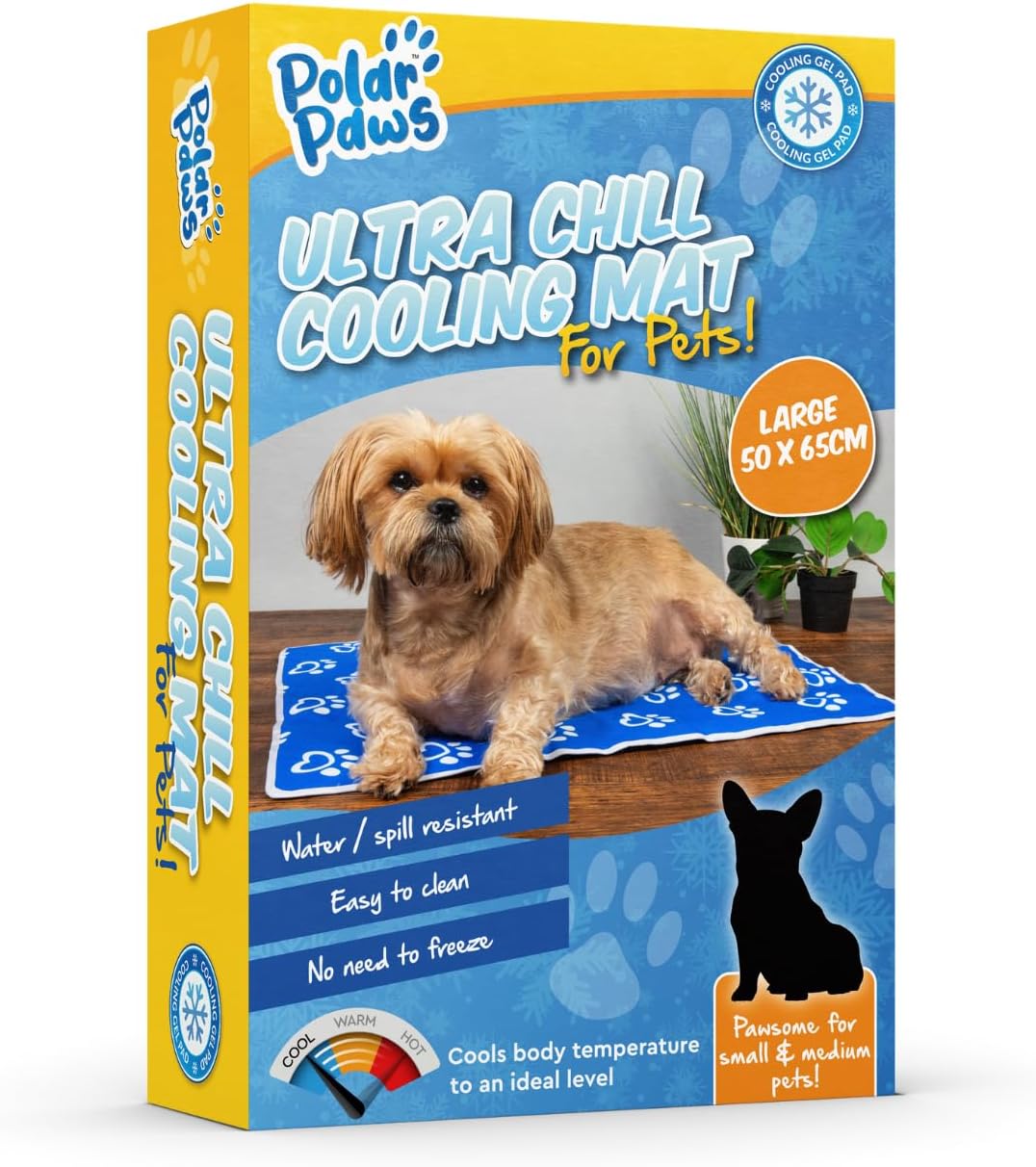 dog cooling mat pressure activated gel technology upgraded UK Happy Furry