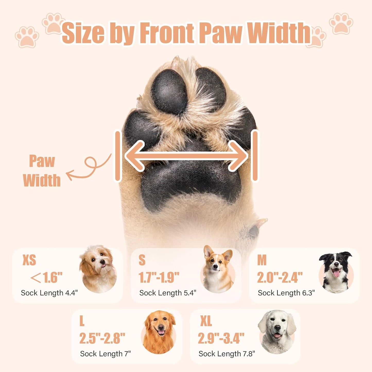 Anti Slip Dog Socks Paws Stop Licking, 2 Pairs Dog Boots Protector Socks with Adjustable Strap, Breathable Cotton Dogs Boot Shoes, Protect Injured Paws, Ideal for Indoor Outdoor Hardwood Tile Floors   | FREE SHIPPING