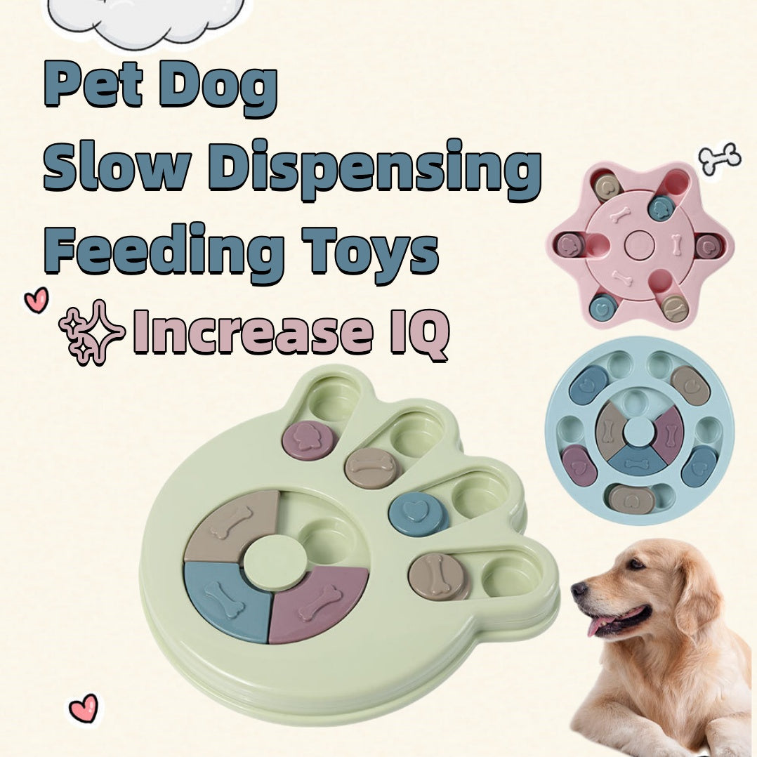 dog puzzle toys IQ interactive slow dispensing feeding training games UK Happy Furry