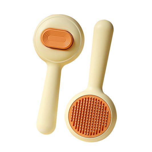 cat brush hair removal comb stainless steel non slip grooming UK Happy Furry