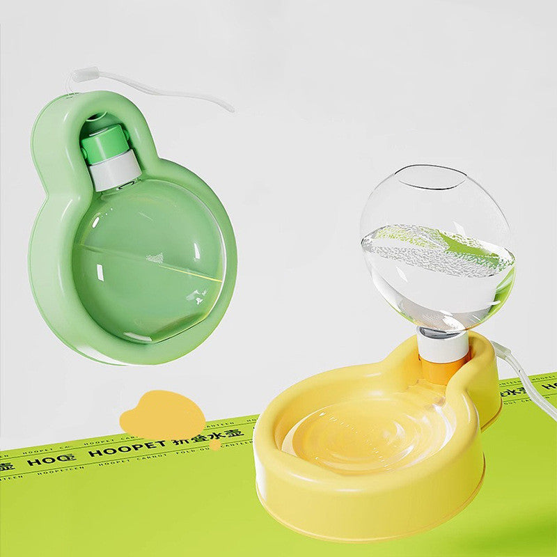 dog portable cup water fountain on the go drinking UK Happy Furry