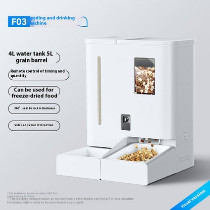 wireless smart video automatic pet feeder camera UK Happy Furry