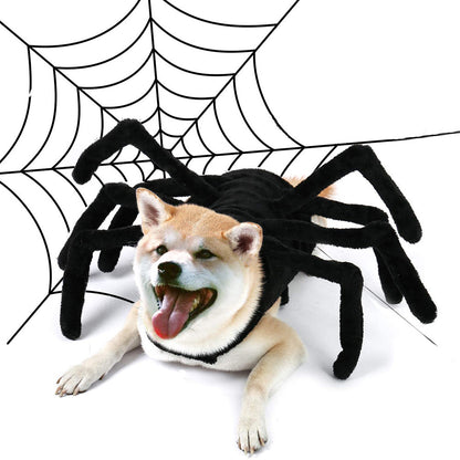 funny spider chest back creative pet costume dog cat UK Happy Furry