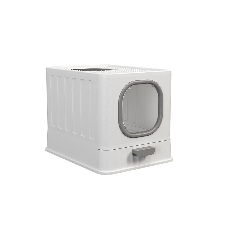 cat litter box gentleman grey stylish toilet UK Happy Furry