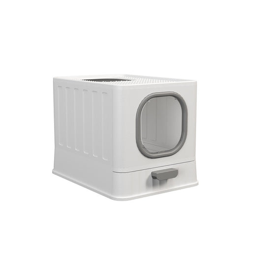 cat litter box gentleman grey stylish toilet UK Happy Furry