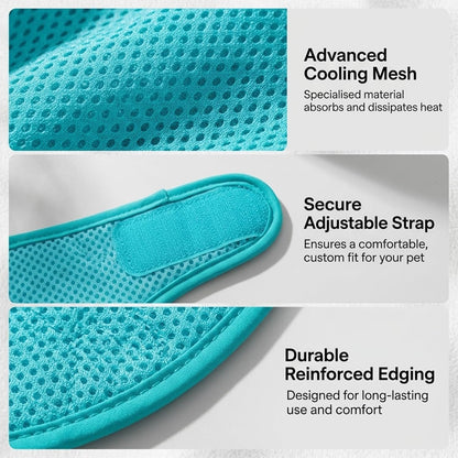 Dog Cooling Vest, Dog Cooling Bandana for Small and Medium Dogs, Heat Relief Cooling Scarf for Outdoor Activities, Adjustable Design for Comfortable Fit During Summer Walks and Hiking   | FREE SHIPPING